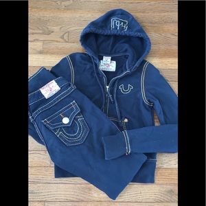 ⭐️True Religion ⭐️jacket and pants set